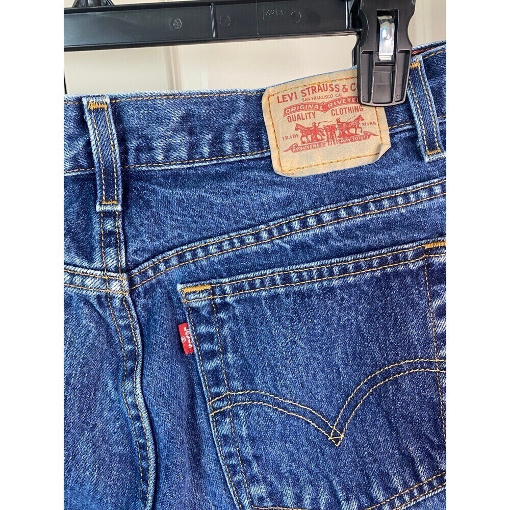 Levi’s 550 Relaxed Fit Tapered vintage jeans 2005 100% cotton - Picture 3 of 8